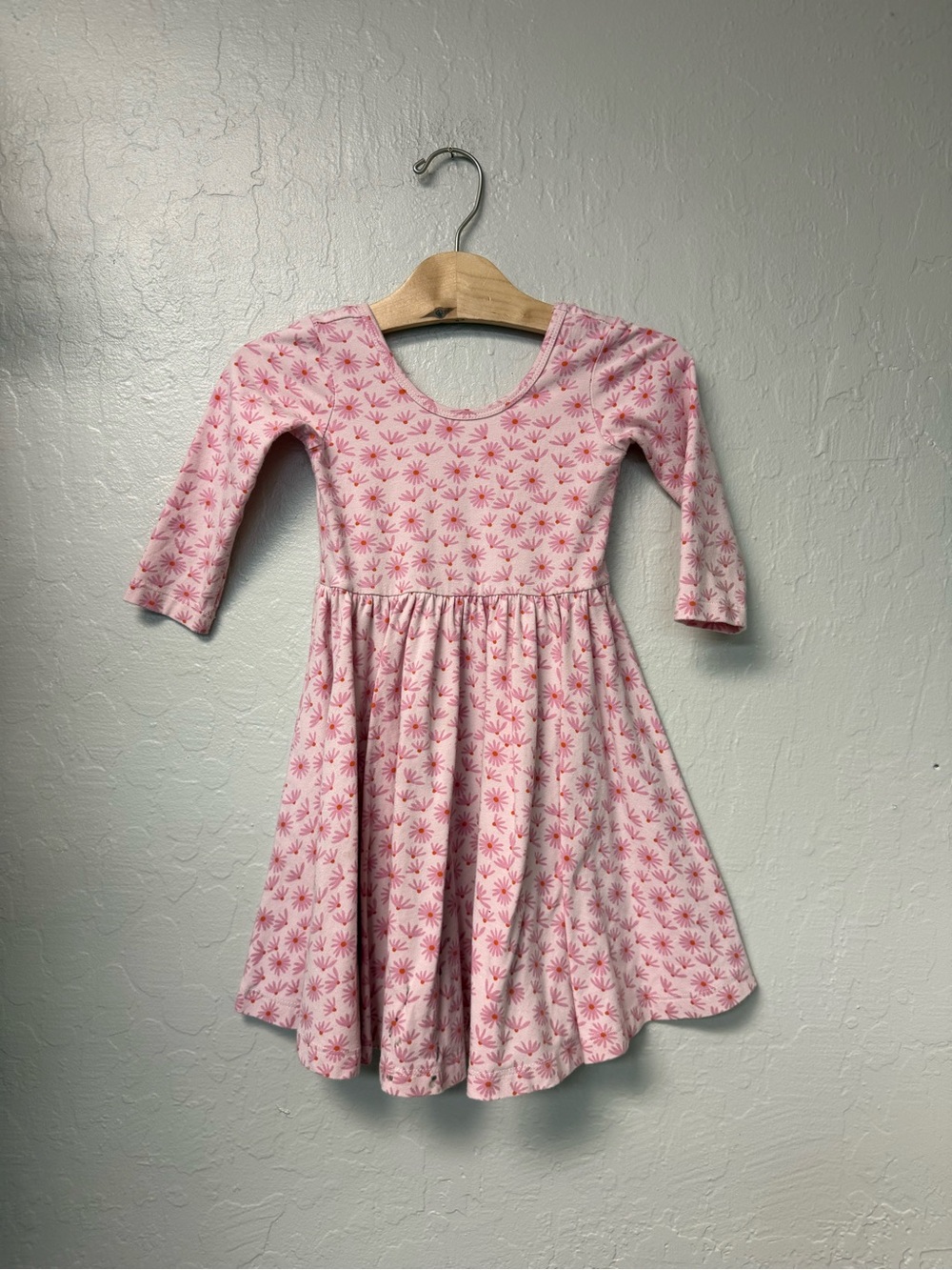 $20 ADD ON alice + ames pink floral dress twirl 4Y hanna andersson zara